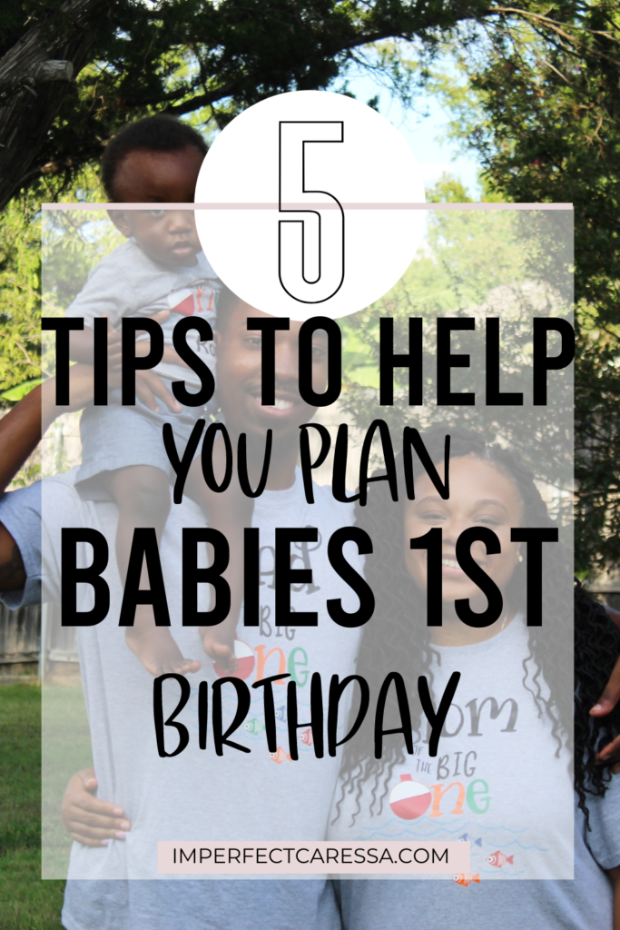 5 Tips to help you plan babies 1st birthday.